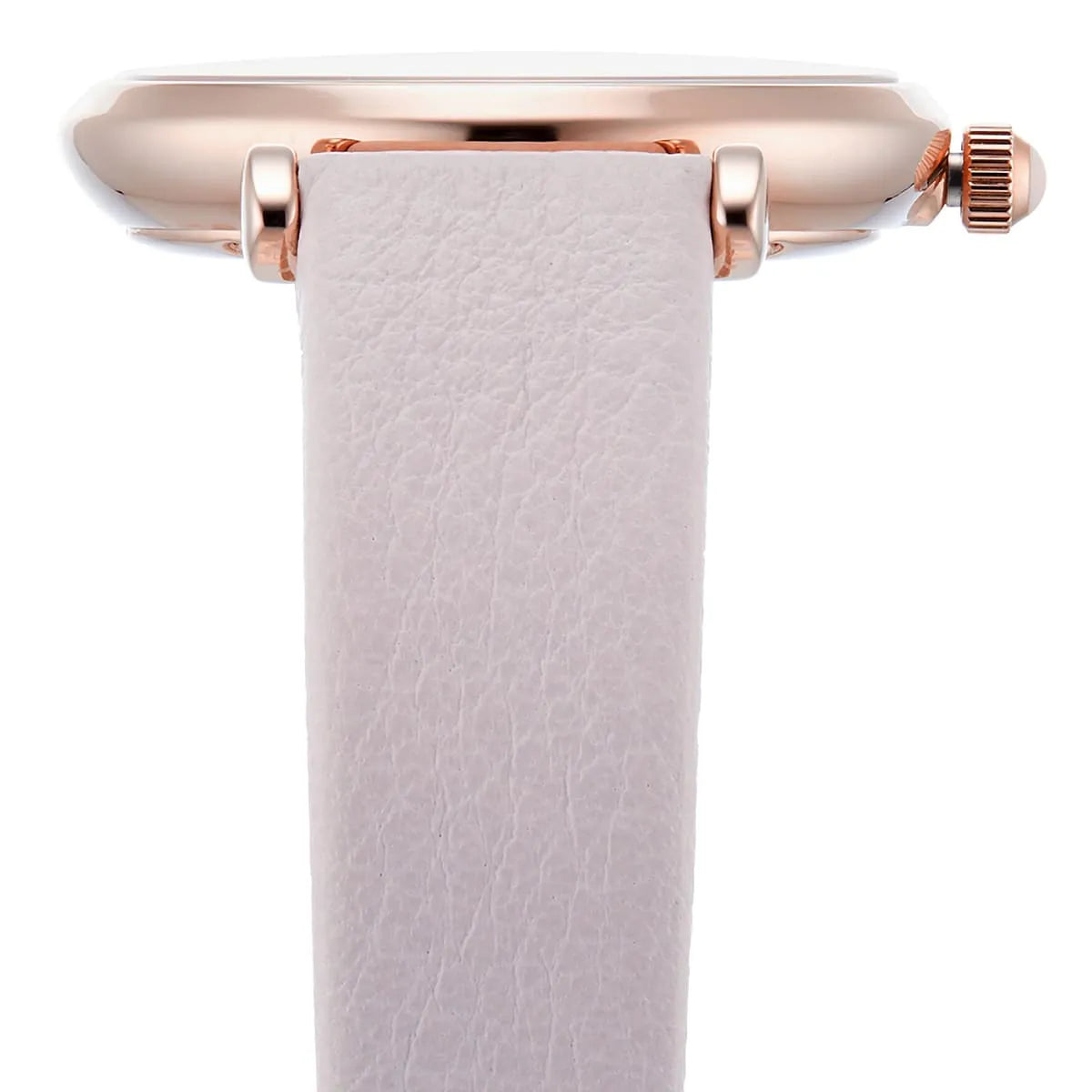 Emporio Armani AR1958 Retro Rose Gold Tone Pink MOP Dial Leather Womens Watch AR1958 - Image 7