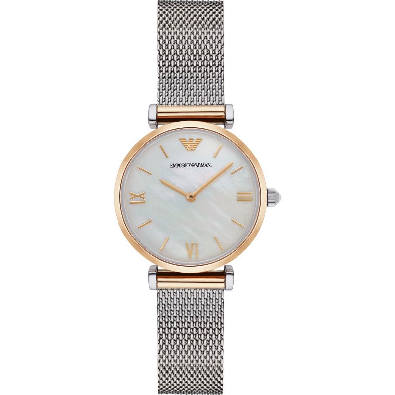 Emporio Armani Mother of Pearl Dial Ladies Watch AR2068