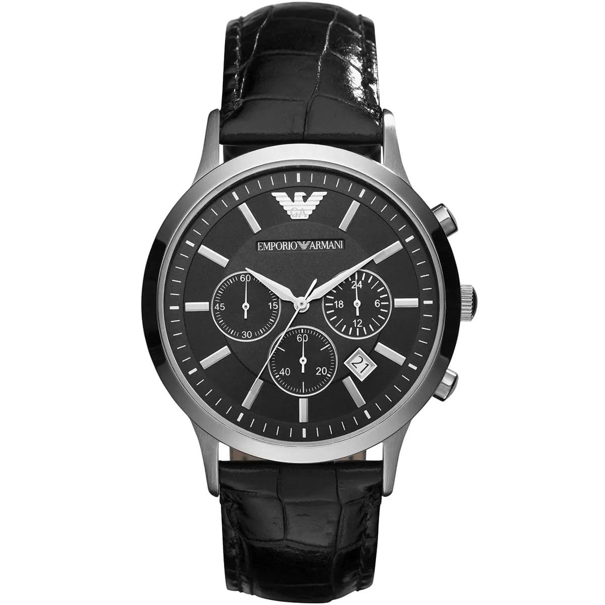 Emporio Armani Chronograph Black Dial Watch AR2447