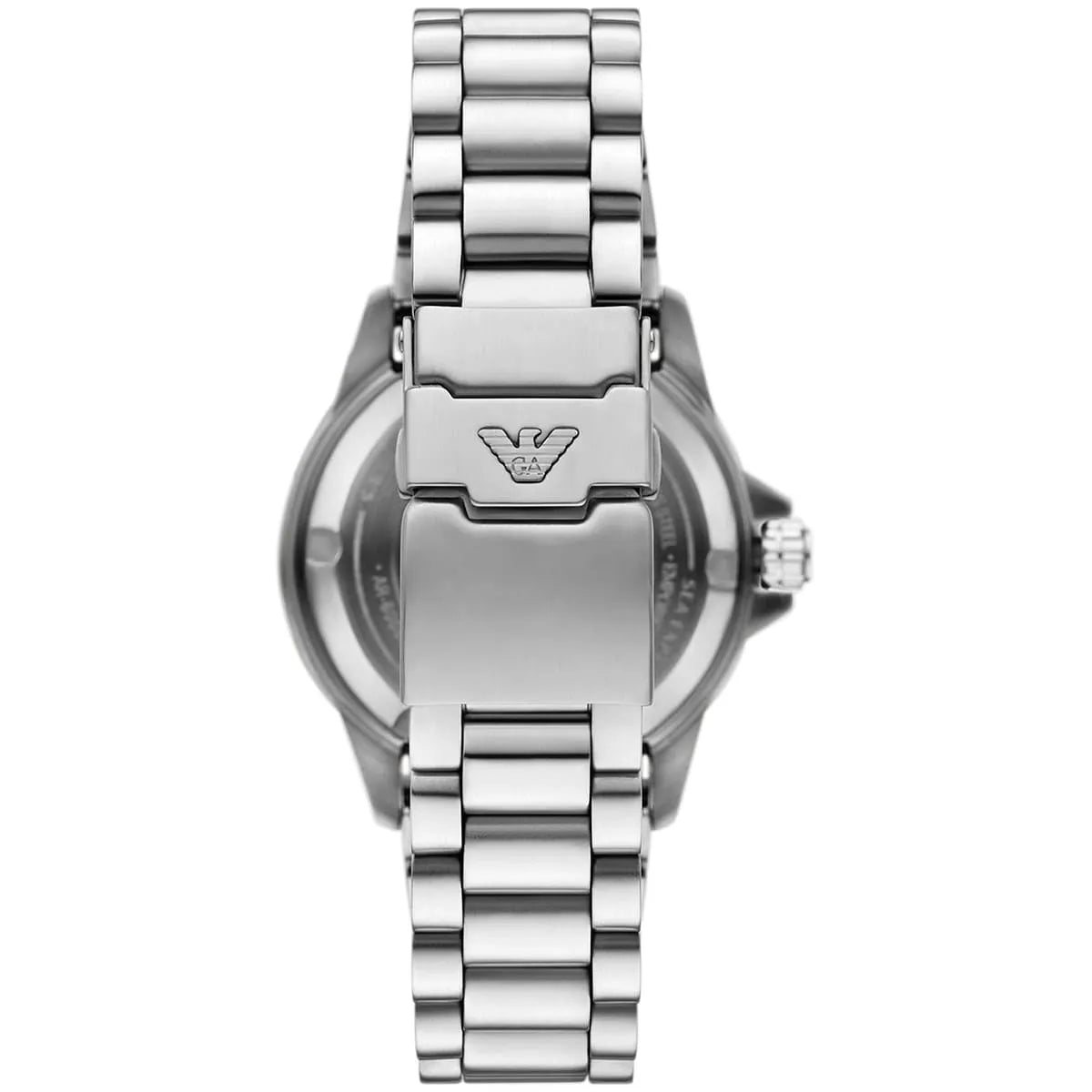 Emporio Armani Sea Explorer Green Dial Silver Steel Strap Watch for Men - AR60088 AR60088 - Image 3