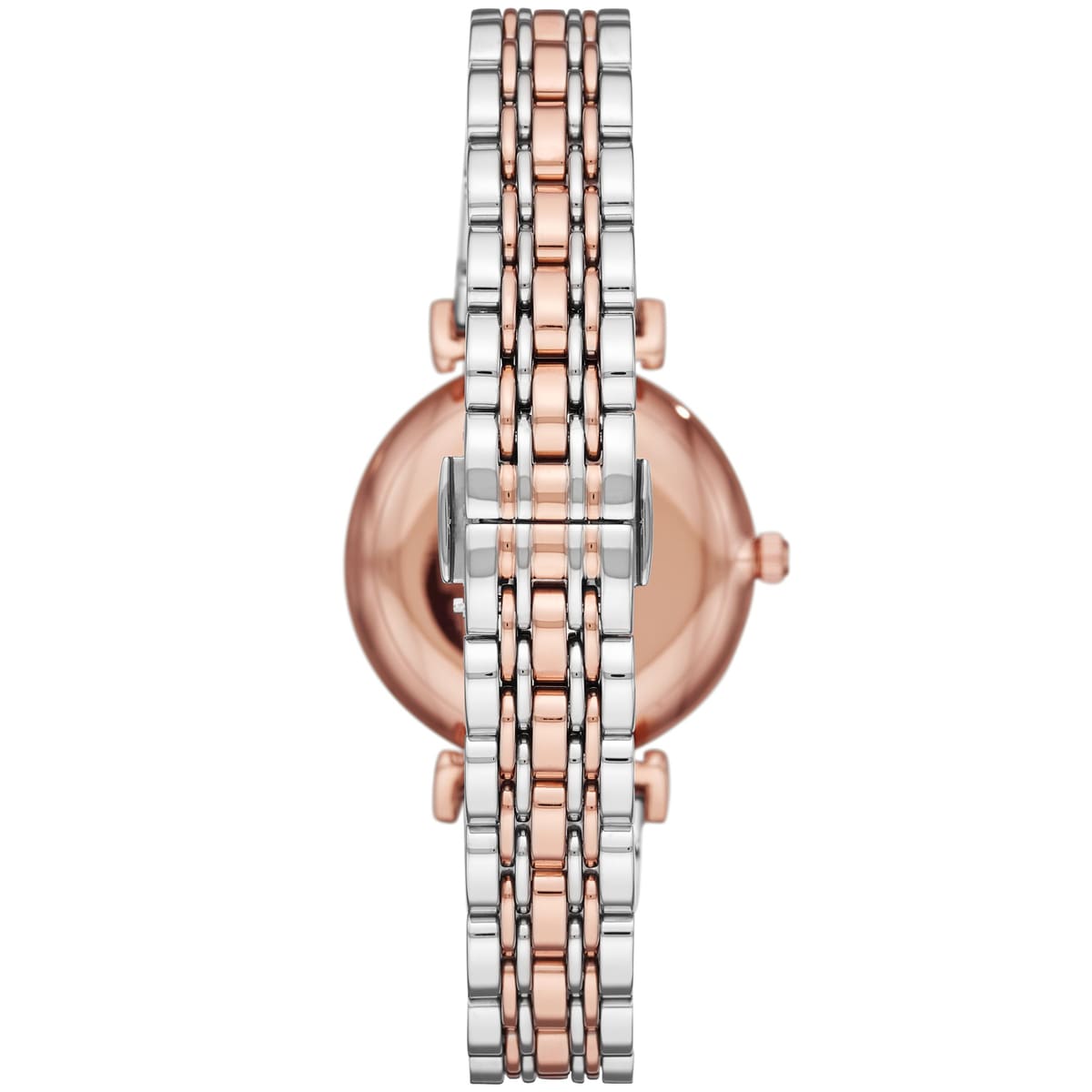 Emporio Armani Gianni T Bar White Dial Two Tone Steel Strap Watch For Women - AR80035 AR80035 - Image 4