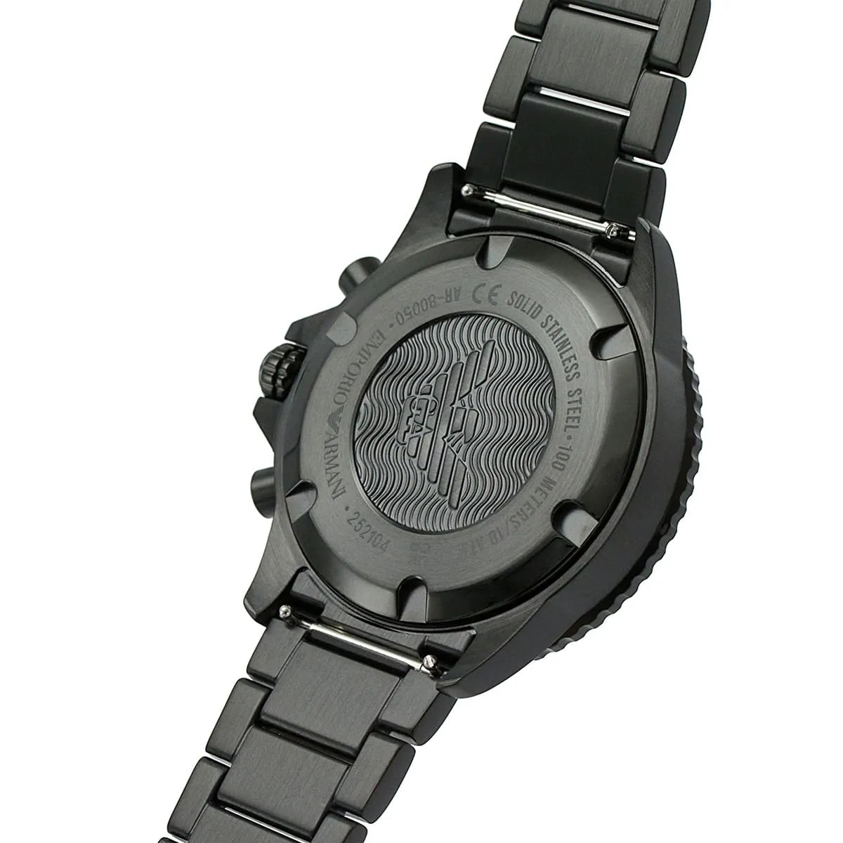 Emporio Armani Diver Chronograph Black Men's Watch - AR80050