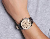 Emporio Armani Classic Chronograph Beige Dial Men's Watch AR2433