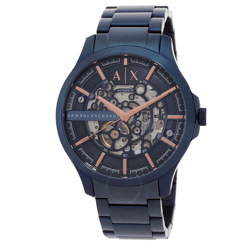 Armani Exchange Automatic Blue Dial Men's Watch AX2457 - The Watches Men & Co