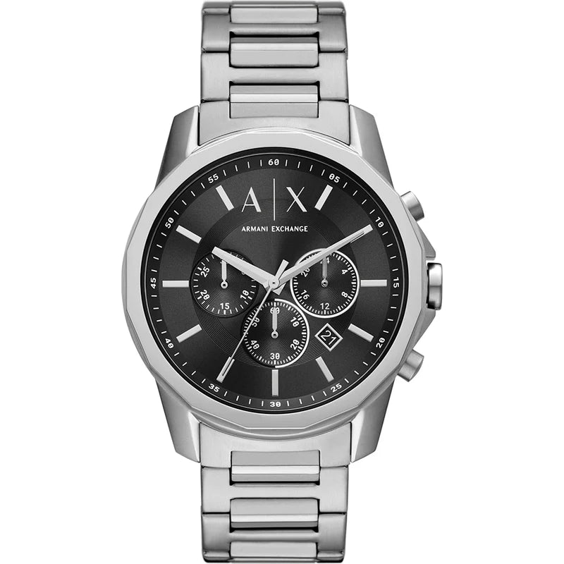 Armani Exchange Banks Chronograph Black Dial Men's Watch - AX1720