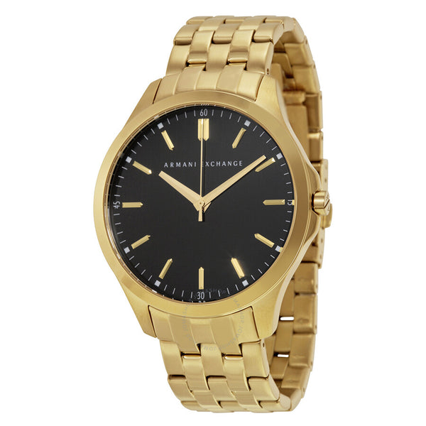 Armani Exchange Black Dial Gold-plated Men's Watch AX2145 - The Watches Men & Co