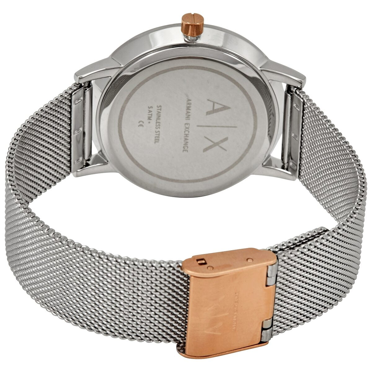 Armani Exchange Quartz Silver Dial Ladies Watch AX5537 - The Watches Men & CO #3