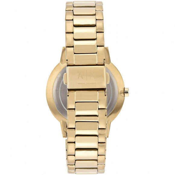 Armani Exchange Three-Hand Gold-Tone Stainless Steel Men’s Watch AX2707 - Watch