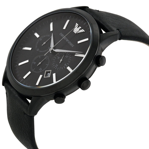 Emporio Armani Sportivo Chronograph Black Dial Men's Watch AR2461 - The Watches Men & CO #2