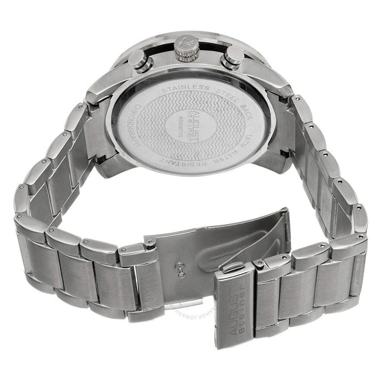 August Steiner Black Dial Base Metal Men's Watch AS8097SSB - The Watches Men & Co #3