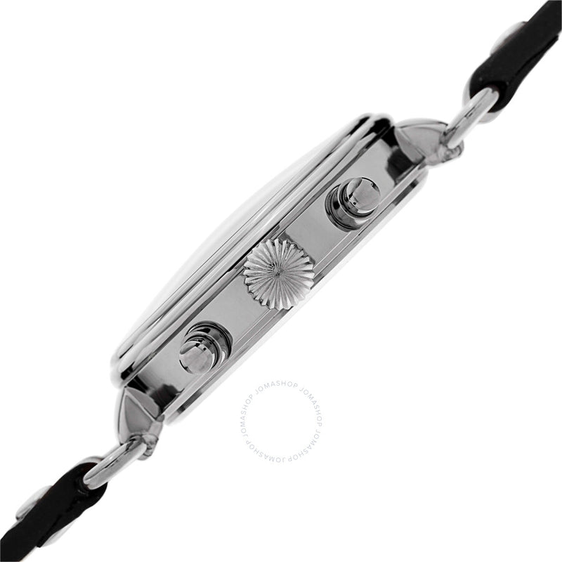 August Steiner Black Dial Black Leather Men's Watch AS8131SSB - The Watches Men & Co #3