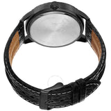August Steiner Black Dial Black Leather Men's Watch AS8116BK - The Watches Men & Co #3