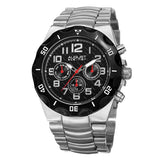 August Steiner Quartz Black Dial Men's Watch AS8161SSB - The Watches Men & Co