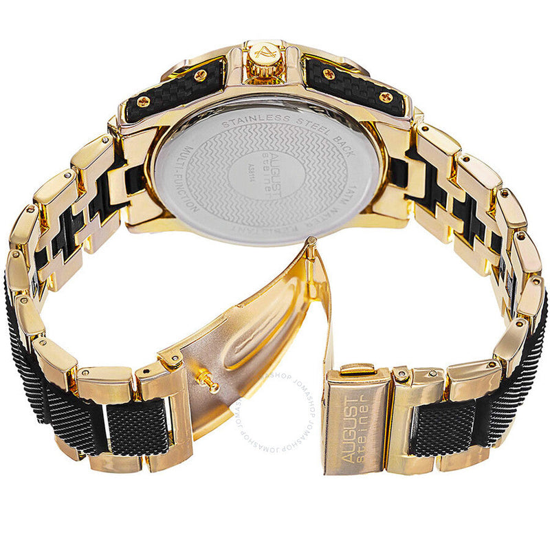 August Steiner Black Dial Men's Watch AS8114YG - The Watches Men & Co #3