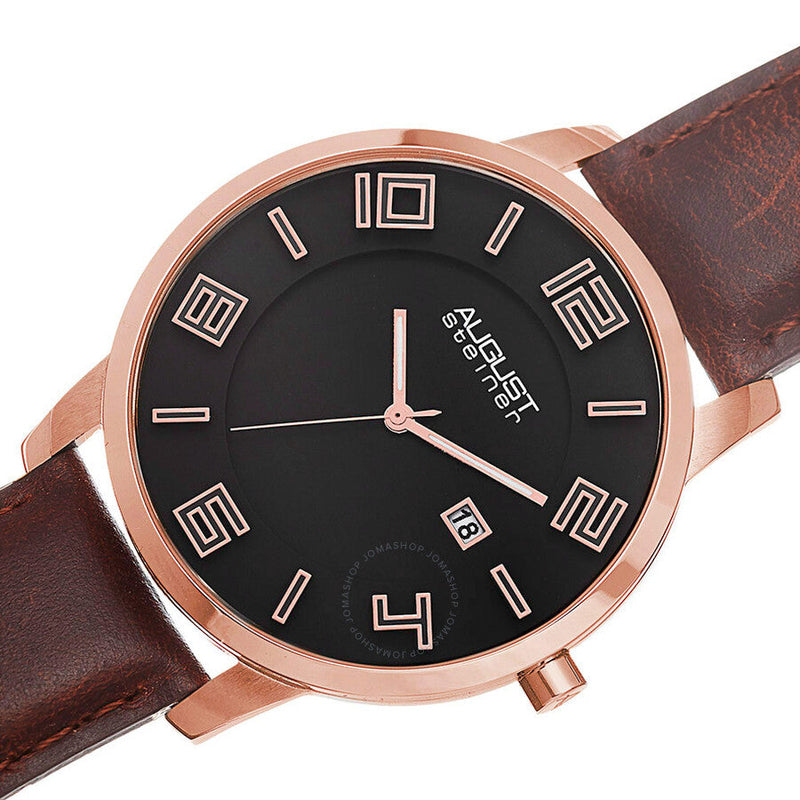August Steiner Black Men's Watch AS8108RG - The Watches Men & Co #2
