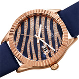 August Steiner Blue and Rose Gold Dial Ladies Watch AS8275BU - The Watches Men & Co #2