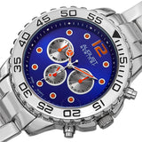 August Steiner Quartz Blue Dial Men's Watch AS8158BU - The Watches Men & Co #2