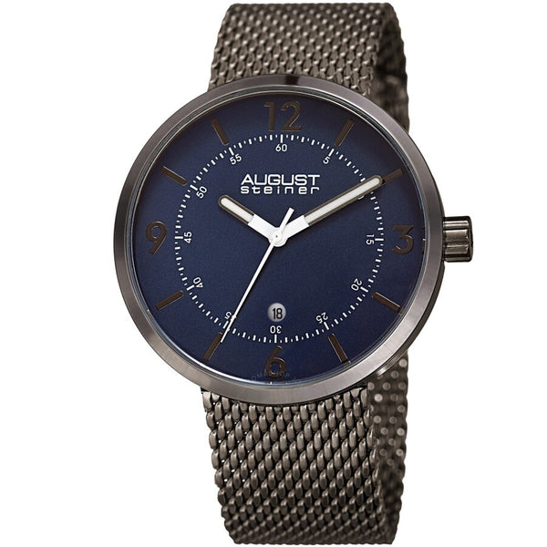 August Steiner Blue Dial Men's Watch AS8204GNBU - The Watches Men & Co