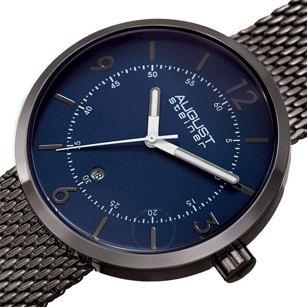 August Steiner Blue Dial Men's Watch AS8204GNBU - The Watches Men & Co #2