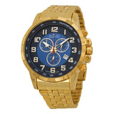 August Steiner Blue Men's Watch AS8118YG - The Watches Men & Co