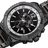 August Steiner Chronograph Quartz Black Dial Men's Watch AS8229BK - The Watches Men & Co #2