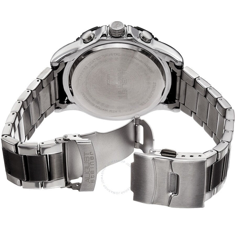 August Steiner Chronograph Quartz Black Dial Men's Watch AS8229TTB - The Watches Men & Co #4