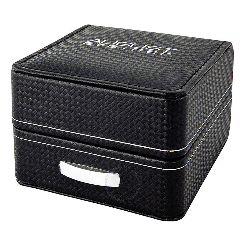 August Steiner Cream Dial Stainless Steel Mesh Men's Watch AS8091SS - The Watches Men & Co #4