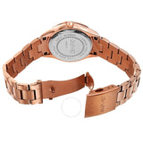 August Steiner Blue & Gold Zebra Pattern Dial Ladies Watch AS8276RGBU - The Watches Men & Co #4