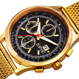 August Steiner Quartz Black Dial Men's Watch AS8194YGB - The Watches Men & Co #2