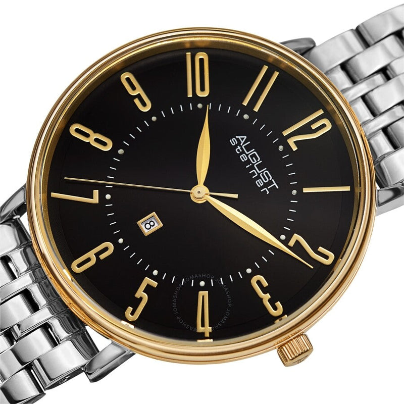 August Steiner Quartz Black Dial Men's Watch AS8257TTG - The Watches Men & Co #2
