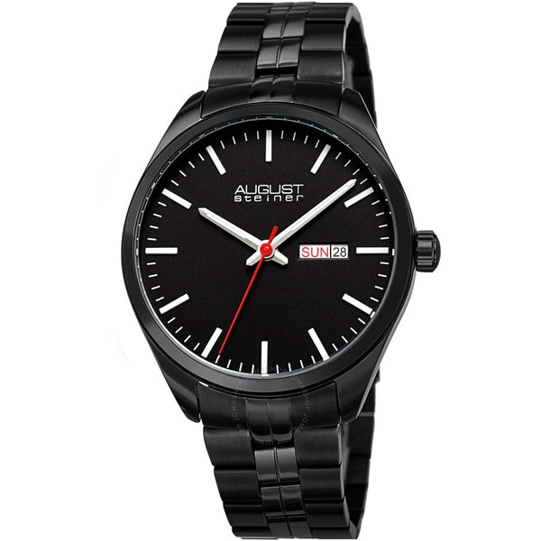 August Steiner Quartz Black Dial Men's Watch AS8271BK - The Watches Men & Co