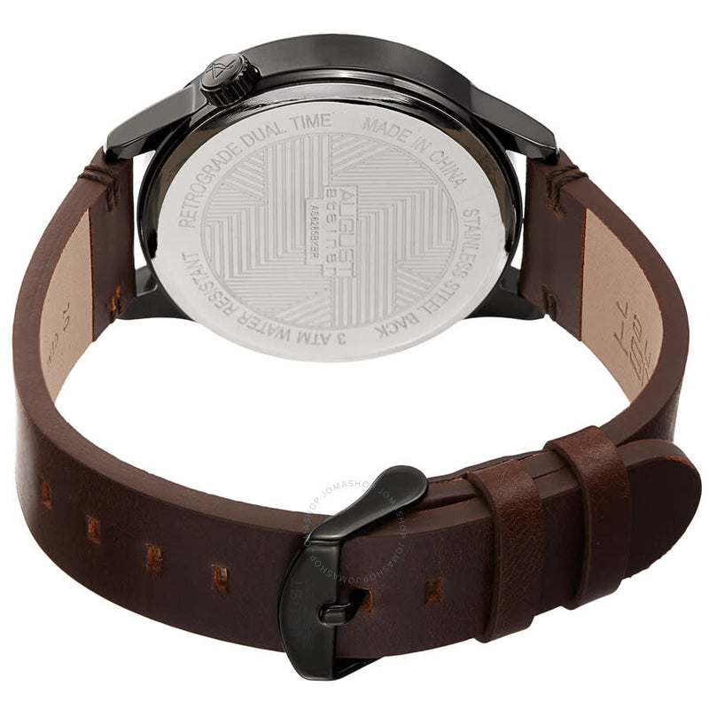 August Steiner Quartz Black Dial Men's Watch AS8285BKBR - The Watches Men & Co #4