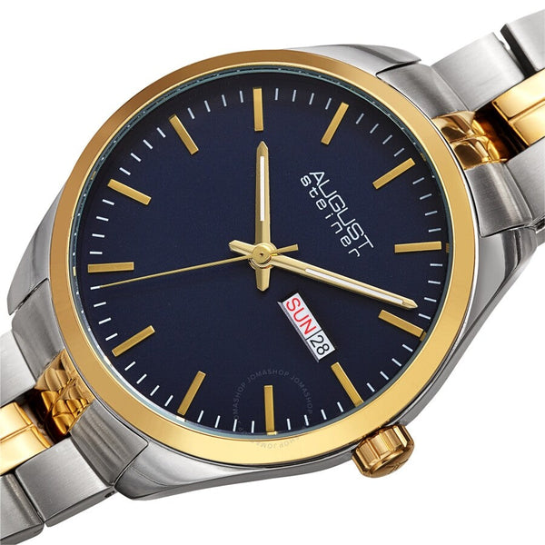 August Steiner Quartz Blue Dial Men's Watch AS8271TTG - The Watches Men & Co #2