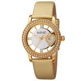 August Steiner Quartz Crystal White Dial Ladies Watch AS8176YG - The Watches Men & Co
