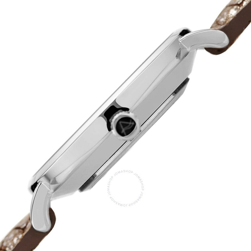 August Steiner Quartz Crystal White Dial Ladies Watch AS8258SS - The Watches Men & Co #3