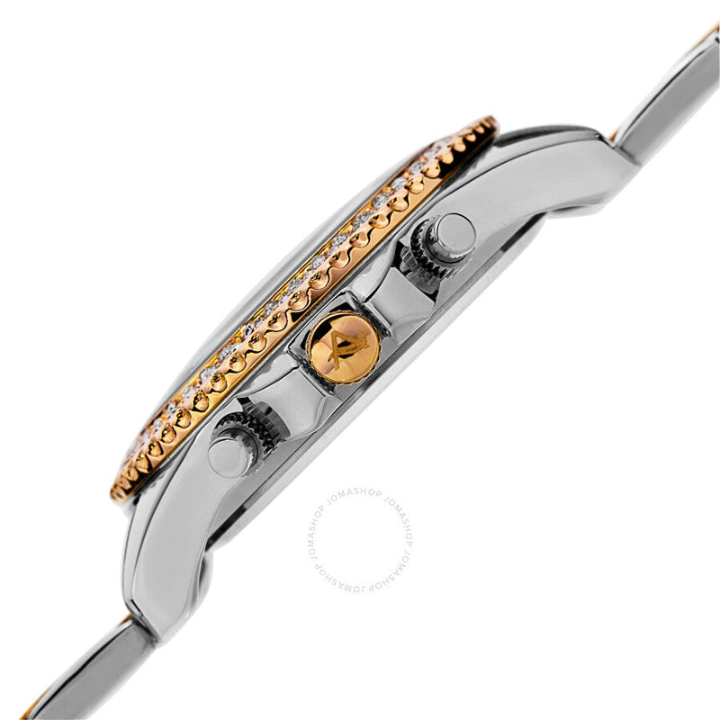 August Steiner Quartz Diamond Crystal Blue Dial Ladies Watch AS8136TTBU - The Watches Men & Co #3