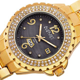 August Steiner Quartz Diamond Grey Dial Ladies Watch AS8156YG - The Watches Men & Co #2