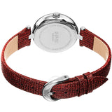 August Steiner Quartz Diamond Red Dial Ladies Watch AS8280RD - The Watches Men & Co #4