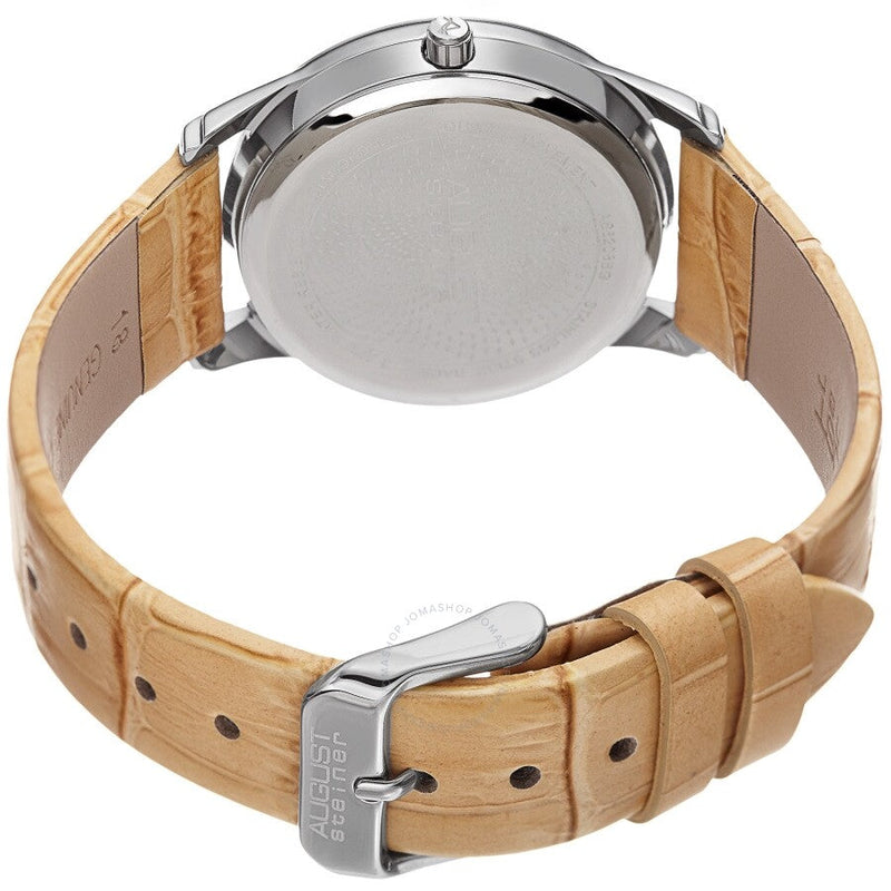 August Steiner Quartz Diamond Silver Dial Ladies Watch AS8208BG - The Watches Men & Co #4