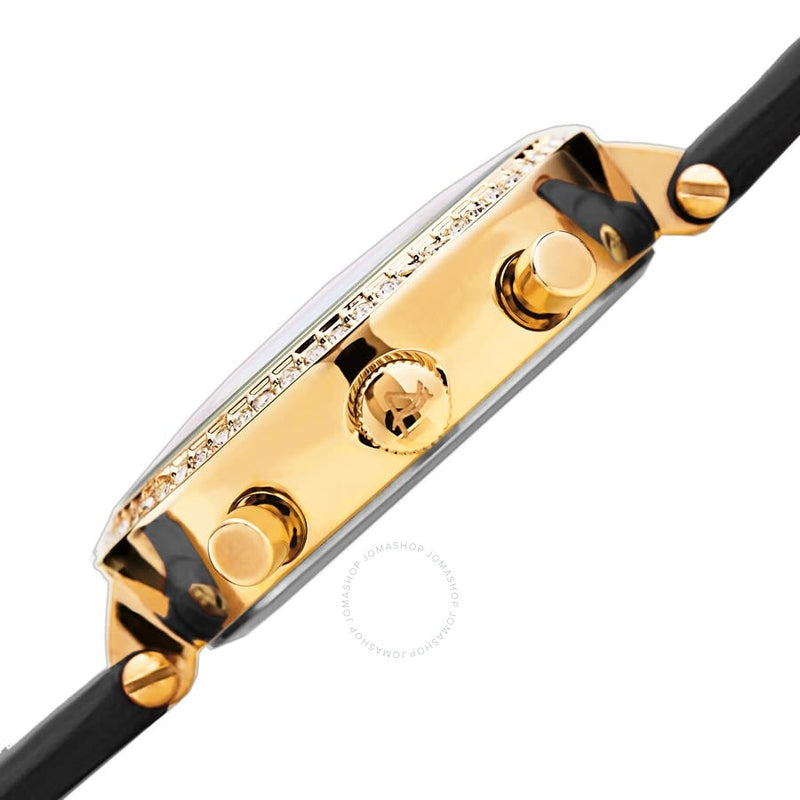 August Steiner Quartz Diamond Silver Dial Ladies Watch AS8288BK - The Watches Men & Co #3