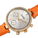 August Steiner Quartz Diamond Silver Dial Ladies Watch AS8288OR - The Watches Men & Co #2