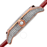 August Steiner Quartz Diamond White Dial Ladies Watch AS8188RD - The Watches Men & Co #3