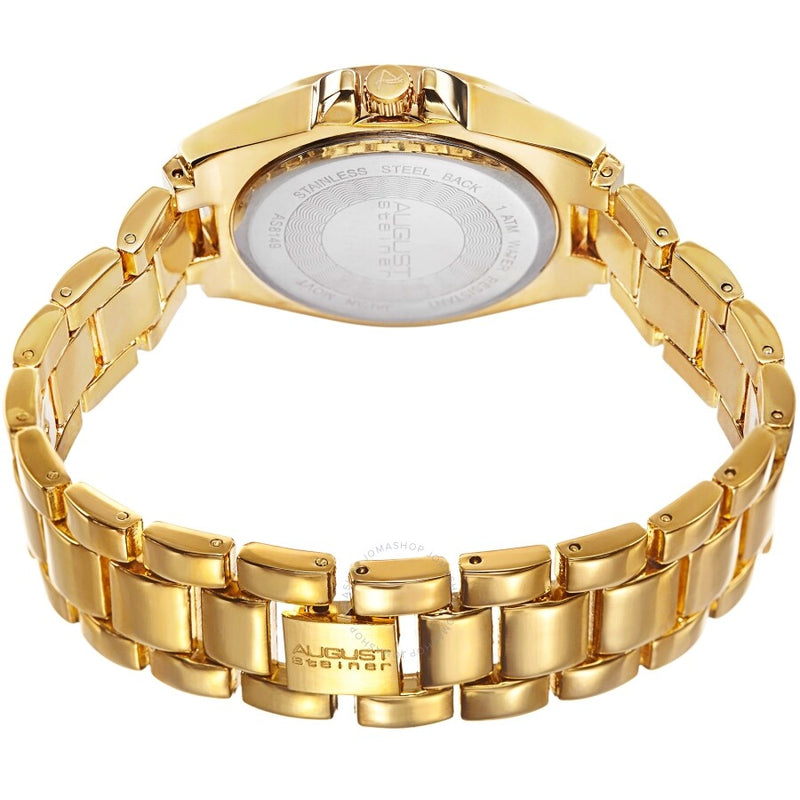 August Steiner Quartz Gold Dial Ladies Watch AS8149YG - The Watches Men & Co #4