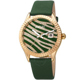 August Steiner Quartz Green and Gold Dial Ladies Watch AS8275GN - The Watches Men & Co