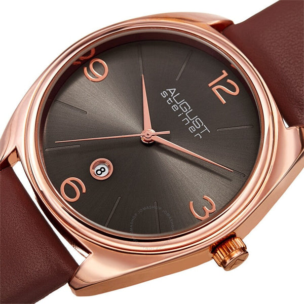 August Steiner Quartz Grey Dial Men's Watch AS8231RGBR - The Watches Men & Co #2