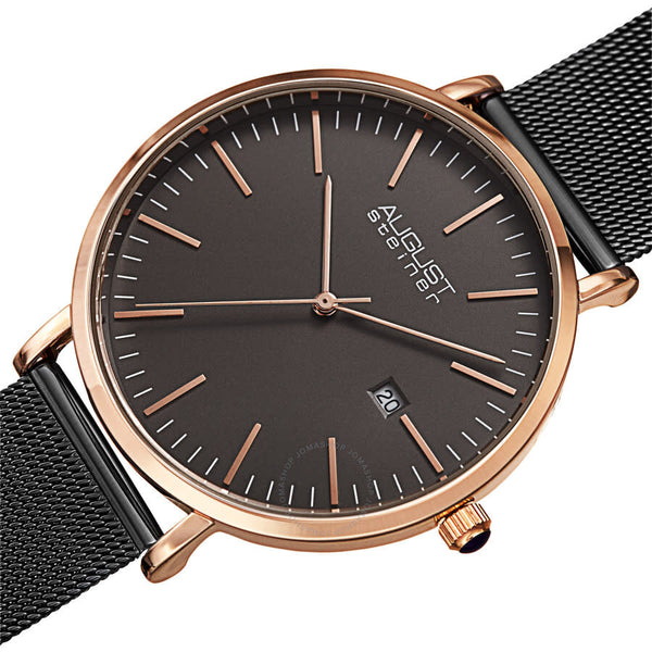 August Steiner Quartz Grey Dial Men's Watch AS8283GNR - The Watches Men & Co #2
