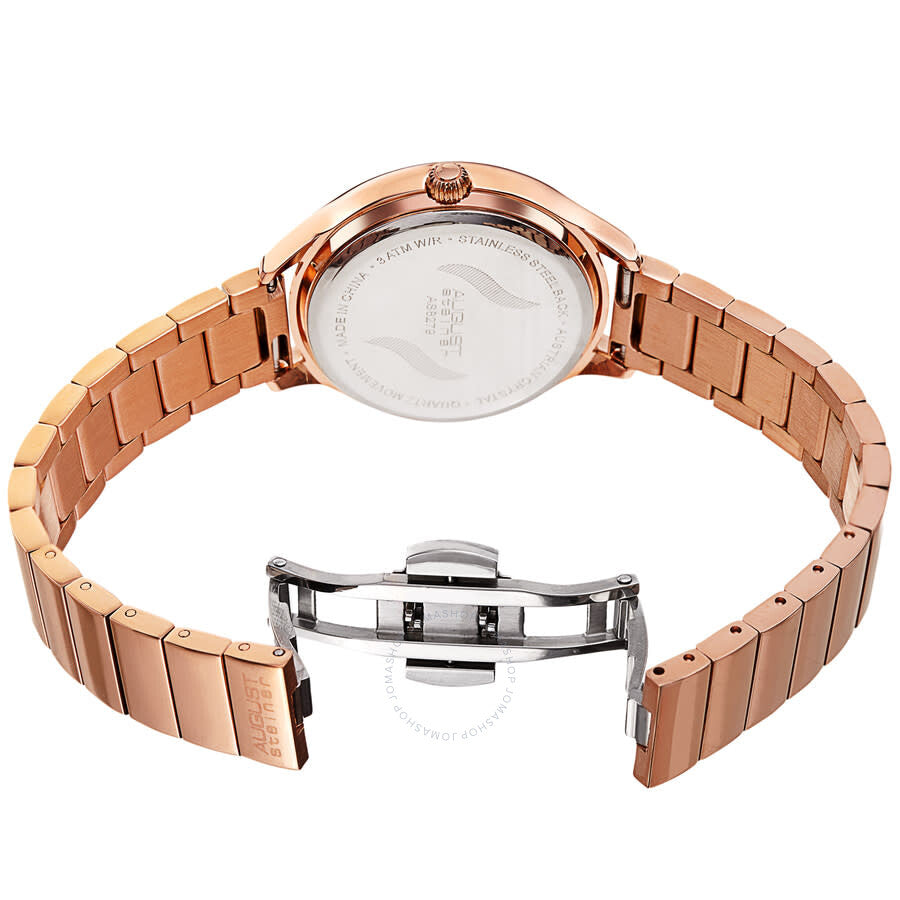 August Steiner Quartz Red Dial Ladies Watch AS8279RD - The Watches Men & Co #4