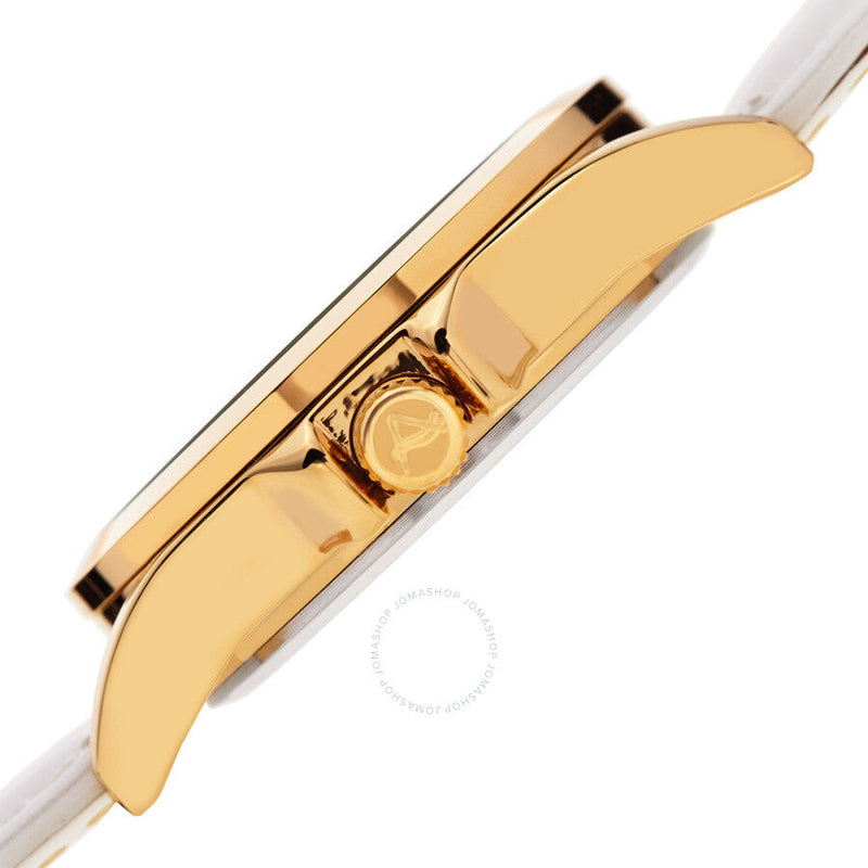 August Steiner Quartz Silver Dial Ladies Watch AS8191YGW - The Watches Men & Co #3