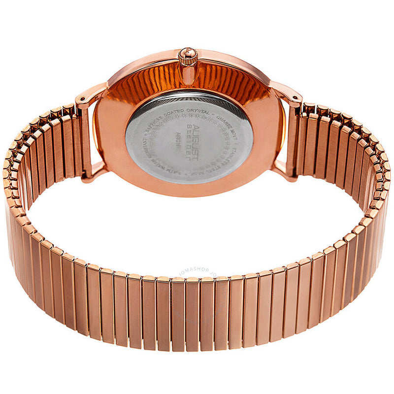 August Steiner Quartz Silver Dial Men's Watch AS8216RG - The Watches Men & Co #3