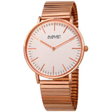 August Steiner Quartz Silver Dial Men's Watch AS8216RG - The Watches Men & Co